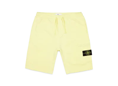 Stone Island 64651 Fleece Bermuda Shorts - 21SS "Lemon"