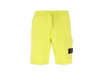 Stone Island 64651 Fleece Bermuda Shorts - 21SS "Pistachio"