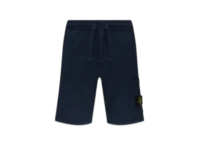 Stone Island 64651 Fleece Bermuda Shorts - 21SS "Blue"
