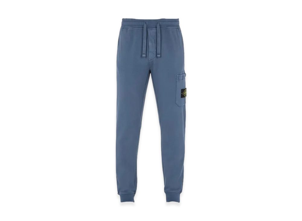 Stone Island 64551 Slim Fit Cargo Sweatpants - 24SS "Avio Blue"