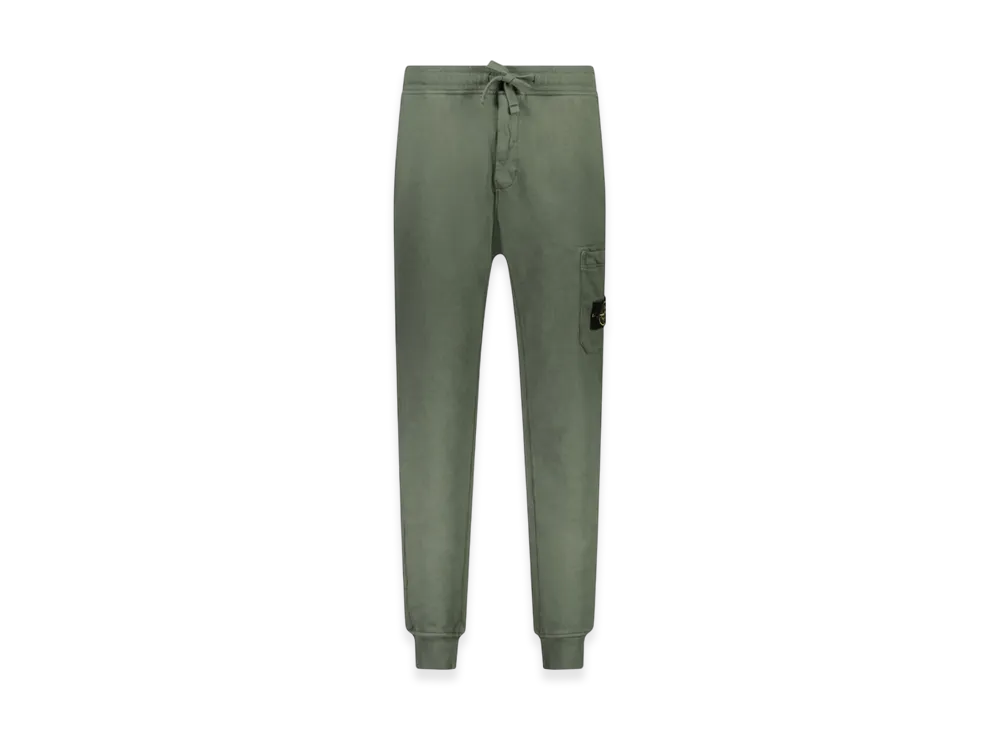 Stone Island 64551 Cotton Fleece Cargo Pants - 24SS "Musk Green"