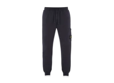 Stone Island 64551 Garment Dyed Cotton Fleece Cargo Sweatpants - 23FW "Navy Blue"