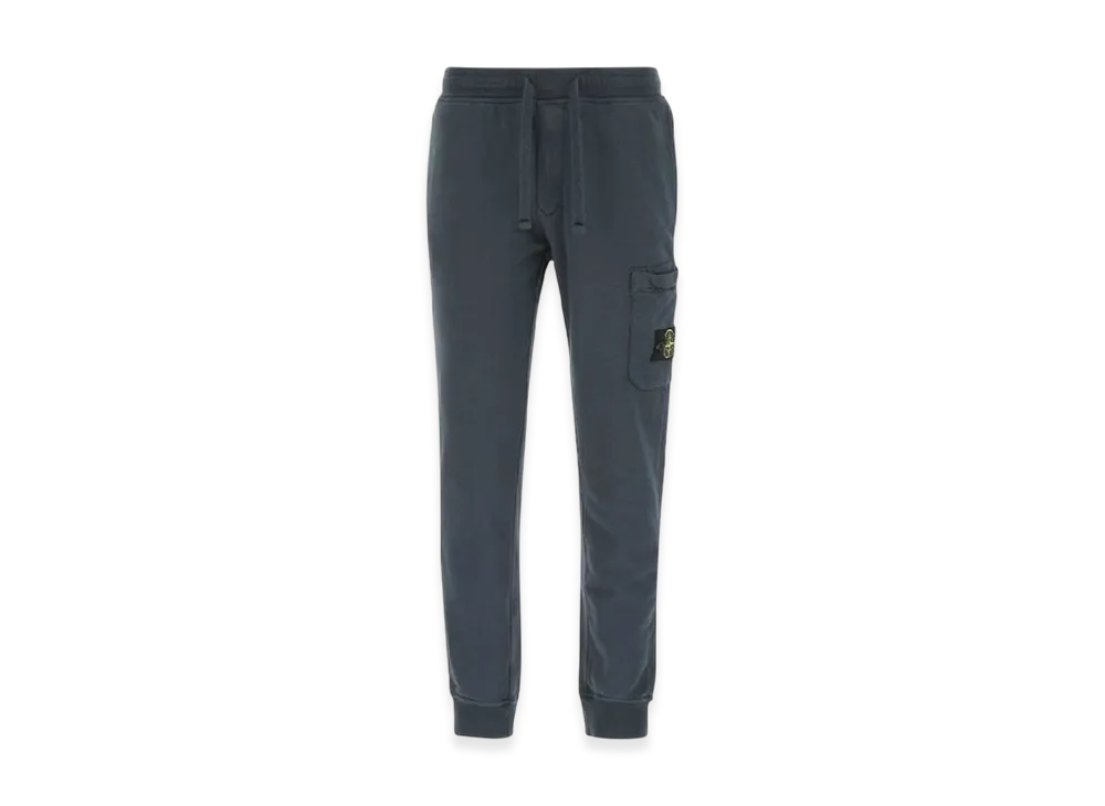 Stone Island 64551 Cotton Fleece Cargo Pants - 22SS "Avio Blue"