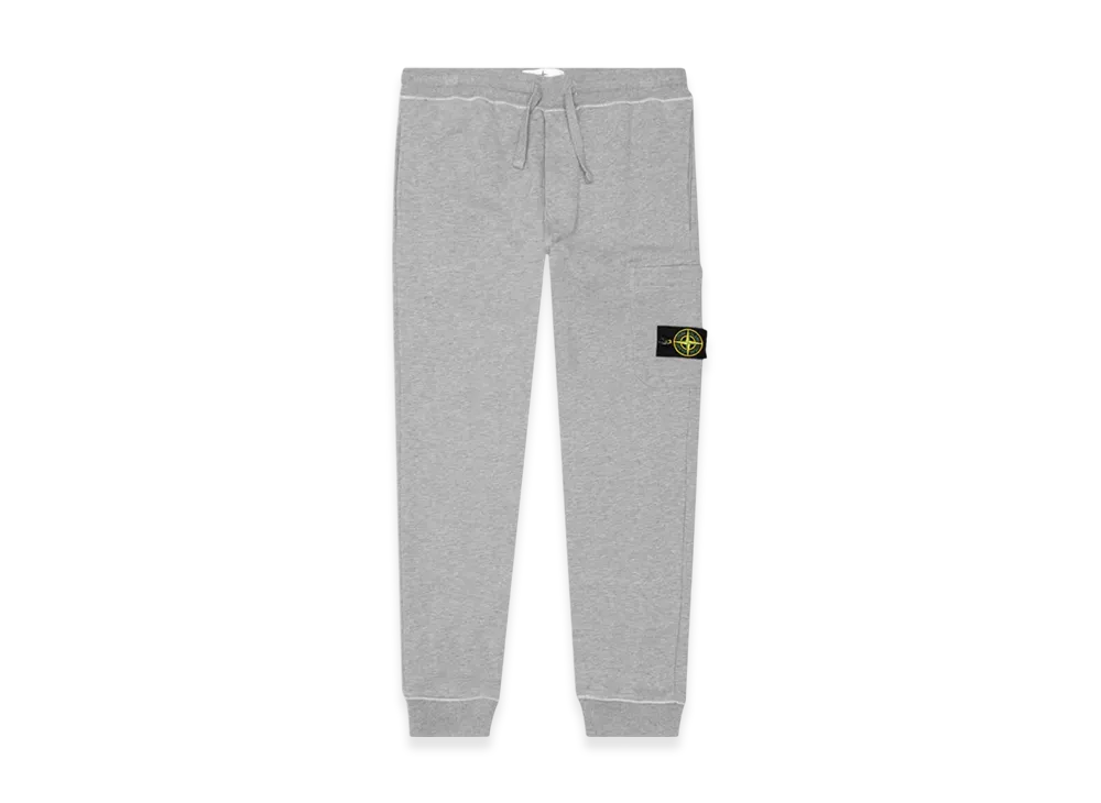 Stone Island 64551 Cotton Fleece Cargo Pants - 22SS "Melange Grey"