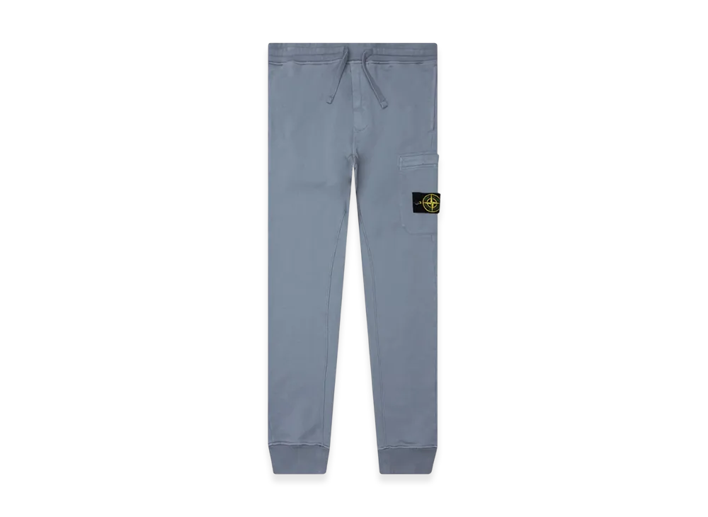Stone Island 64551 Cotton Fleece Cargo Pants - 21SS "Pastel Blue"
