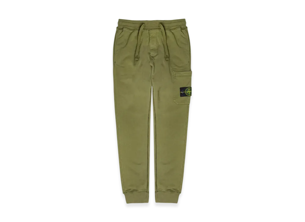 Stone Island 64551 Cotton Fleece Cargo Pants - 21SS "Olive Green"
