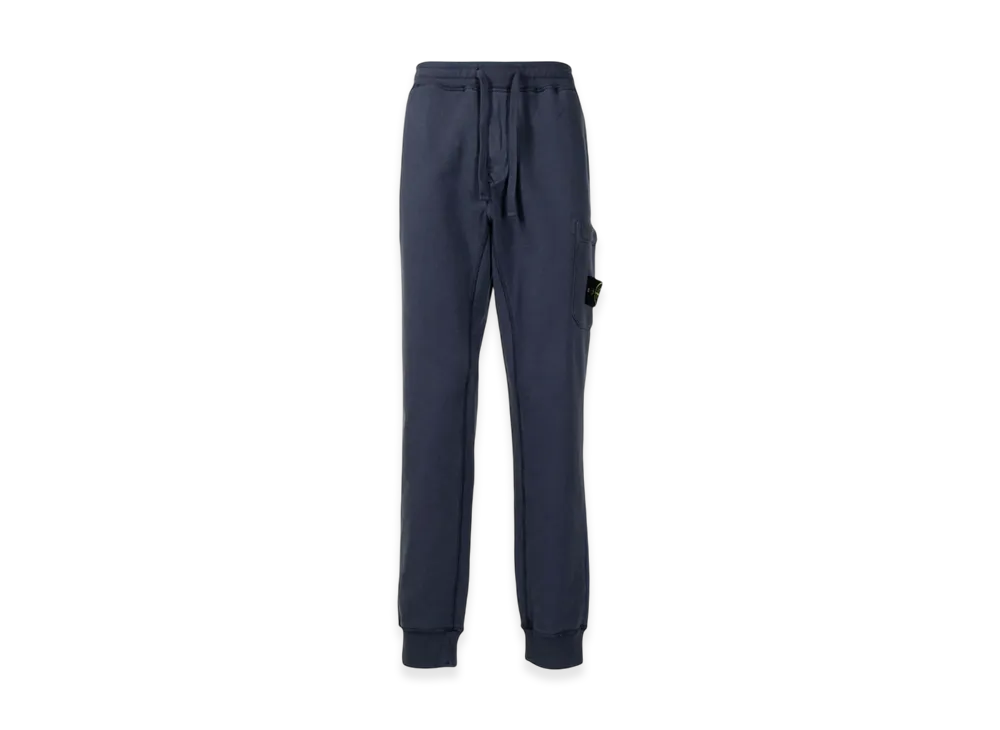 Stone Island 64551 Cotton Fleece Cargo Pants - 21SS "Avio Blue"