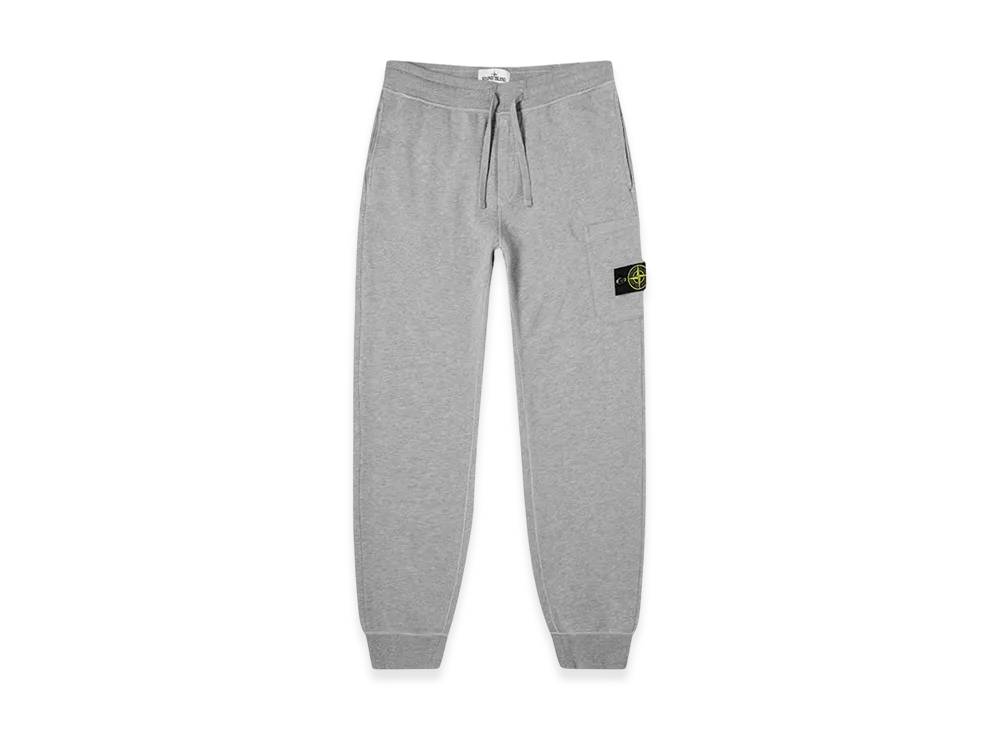Stone Island 64551 Cotton Fleece Cargo Pants - 21SS "Melange Grey"