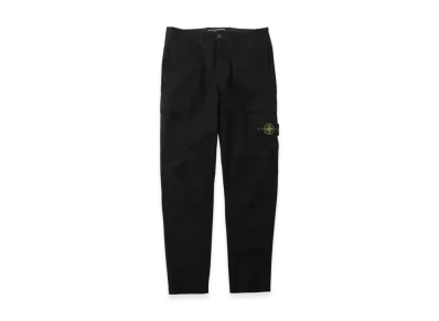 Stone Island Cargo Pants 3100304 Supima Cotton Twill Stretch-TC "Black"