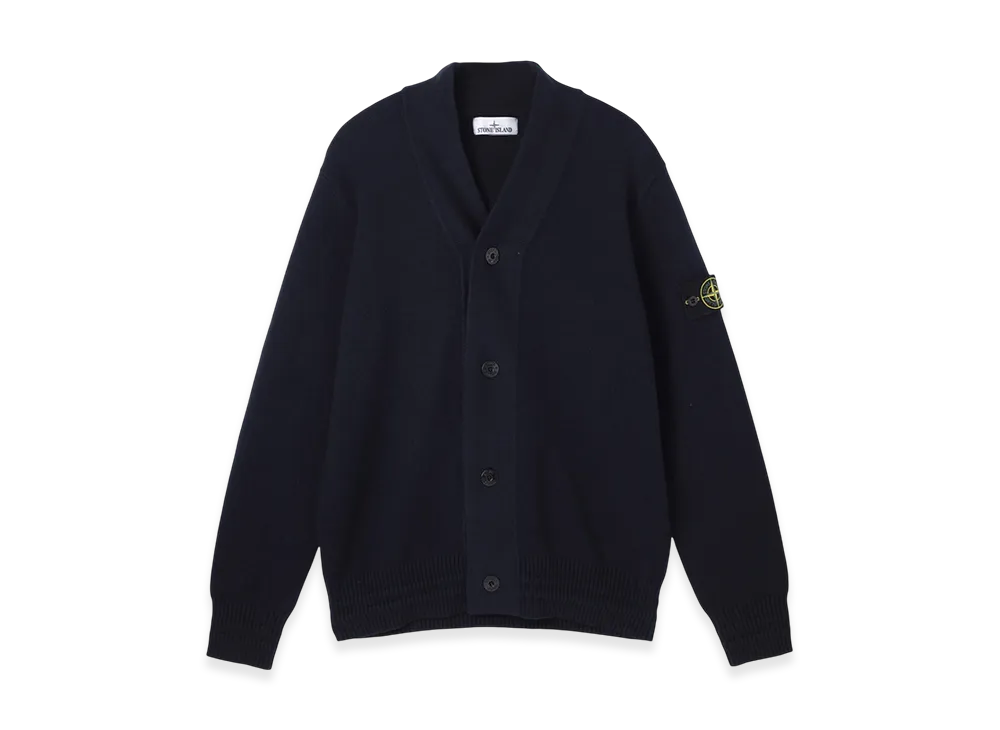 Stone Island Cardigan 556A2 Winter Cotton "Navyblue"
