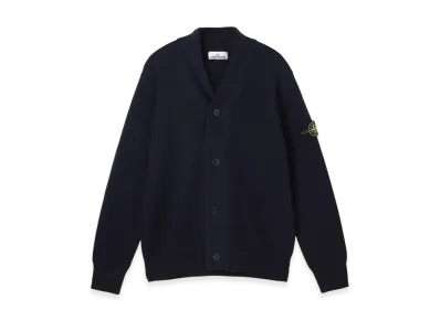 Stone Island Cardigan 556A2 Winter Cotton "Navyblue"