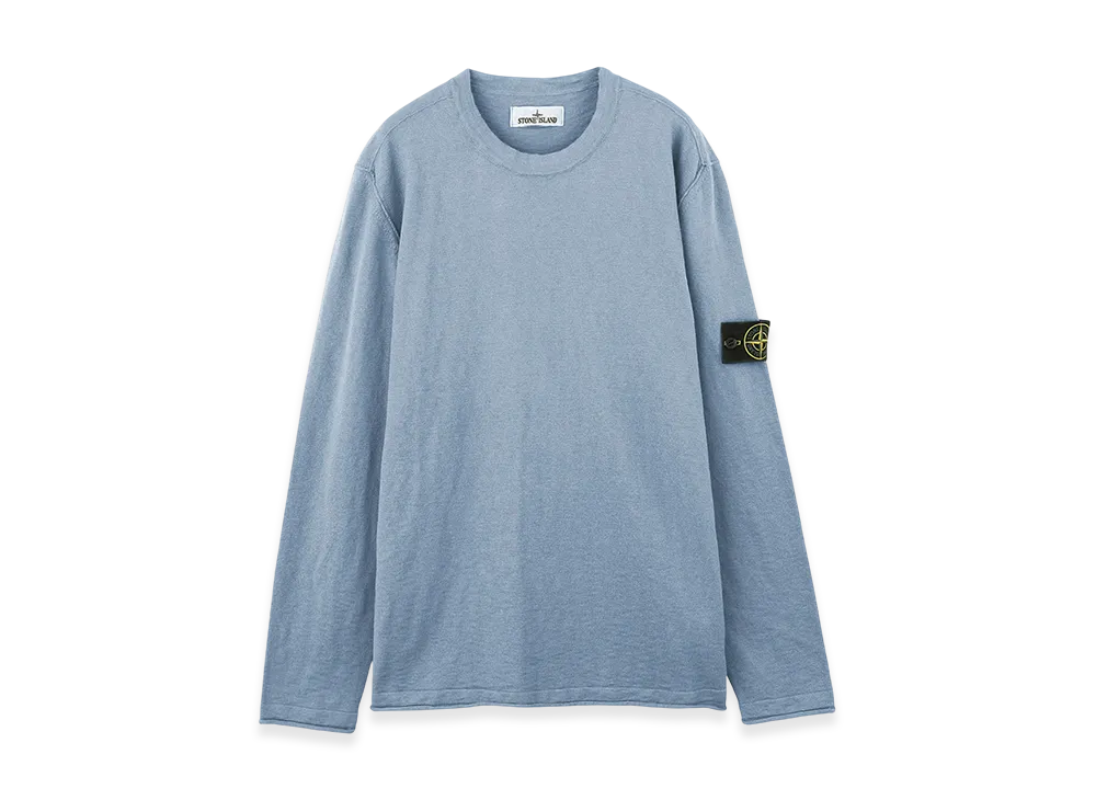 Stone Island Crewneck Sweater "Pastelblue"