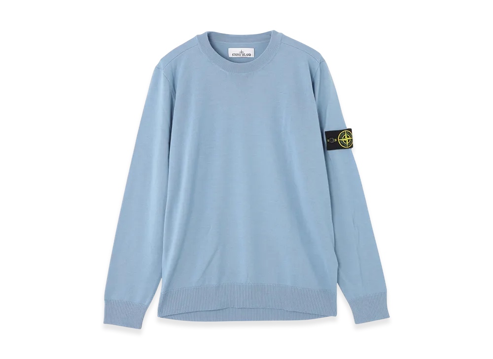 Stone Island Crewneck Knit "Pastelblue"