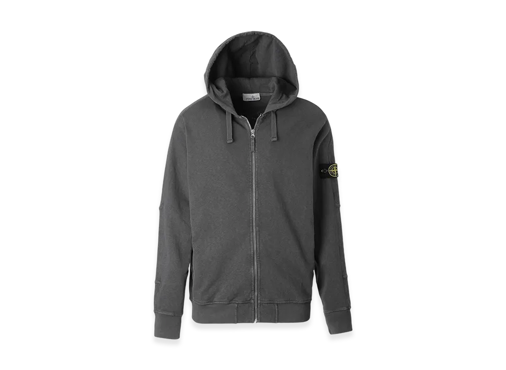Stone Island Zip-Up Parka 63160 Old Treatment "Charcoal"