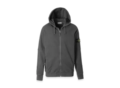 Stone Island Zip-Up Parka 63160 Old Treatment "Charcoal"