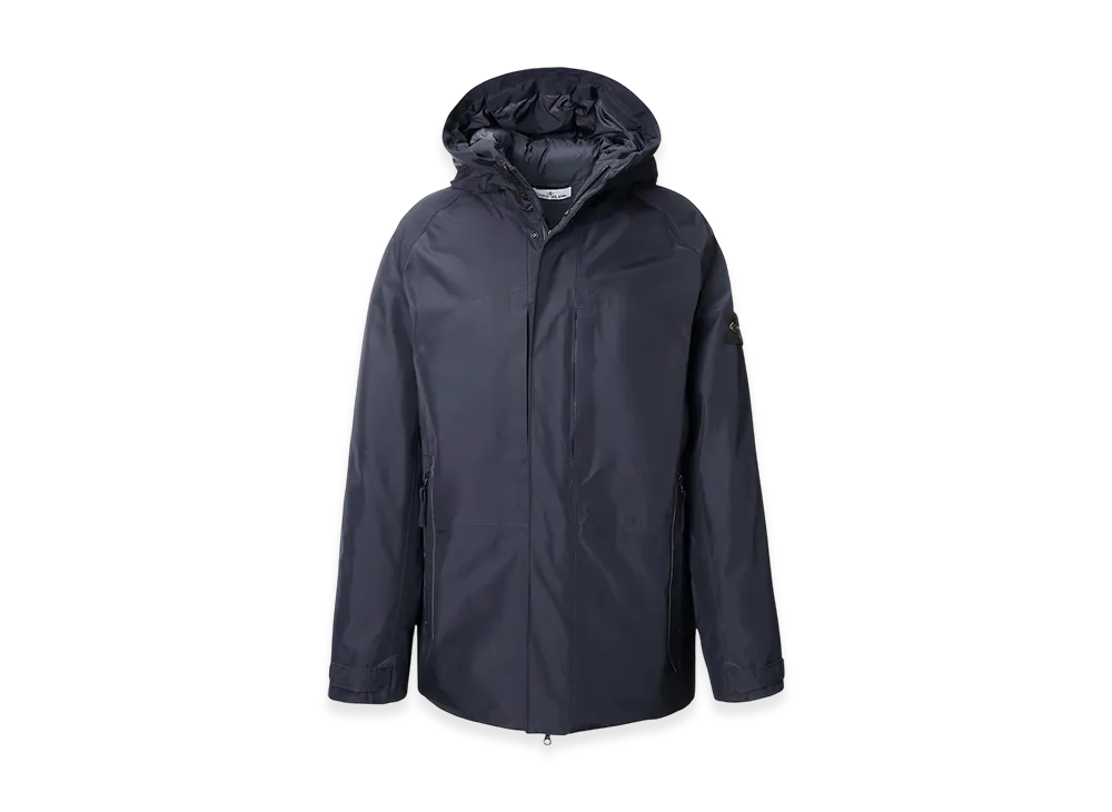 Stone Island Down Jacket 3L Gore-Tex in Recycled Polyester Down "Navyblue"