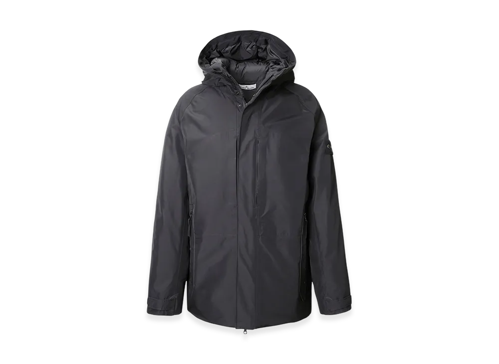Stone Island Down Jacket 3L Gore-Tex in Recycled Polyester Down "Black"