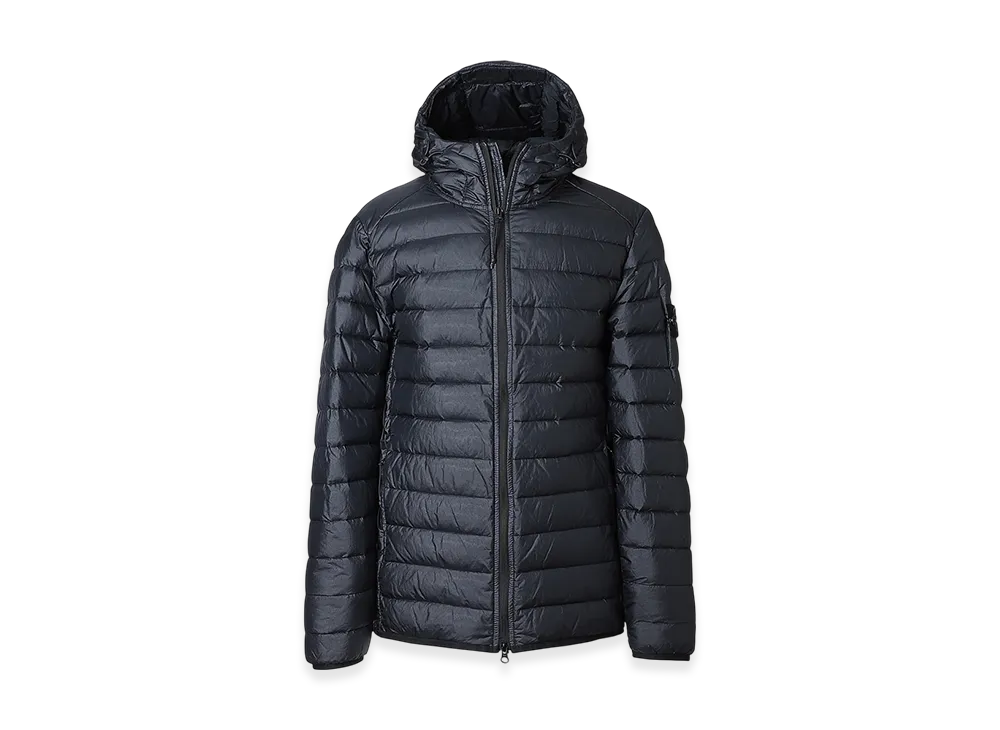 Stone Island Down Jacket 40124 Loom Woven Chambers Nylon Down "Navyblue"