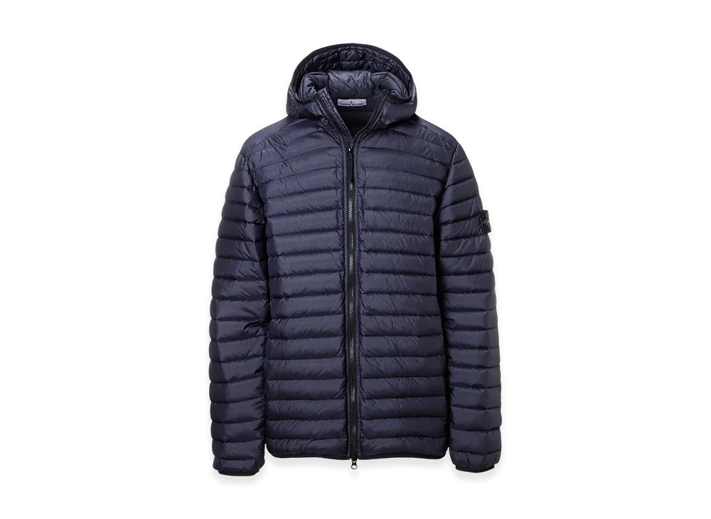 Stone Island Down Jacket 40324 Loom Woven Chambers Nylon Down Packable "Navyblue"