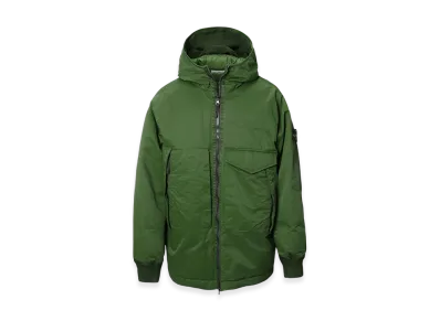 Stone Island Down Jacket 41421 Opaque Nylon Twill Down "Petrolgreen"