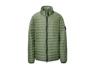 Stone Island Down Jacket 41524 Packable Loom Woven Chambers R-Nylon "Sage"