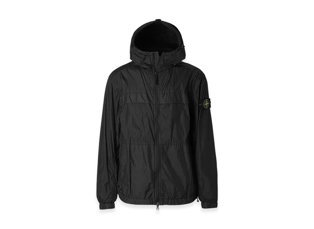Stone Island Hooded Blouson 40922 Garment Dyed Crinkle Reps R-NY "Black"