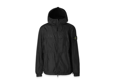 Stone Island Hooded Blouson 40922 Garment Dyed Crinkle Reps R-NY "Black"