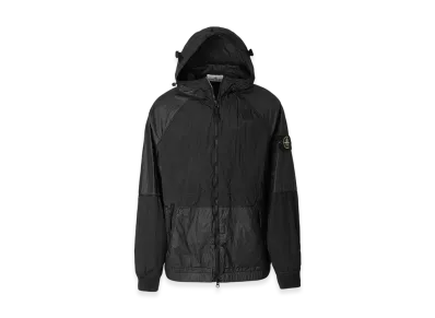 Stone Island Hooded Blouson 42020 Nylon Metal Watro-TC in Econyl Regenerated Nylon "Black"