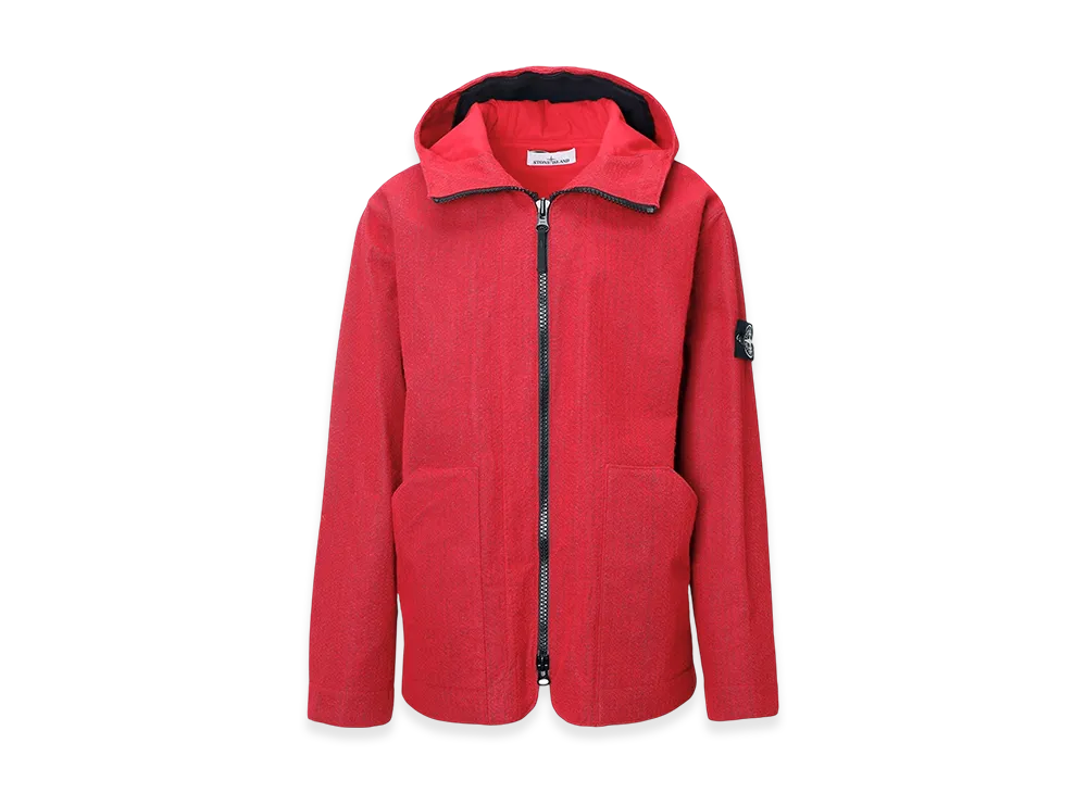 Stone Island Hooded Blouson Needle Punched Reflective "Red"