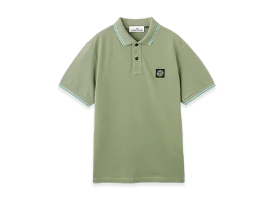 Stone Island Polo Shirt 2SC18 "Sage/Blue"
