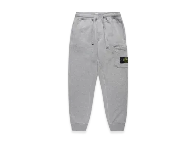 Stone Island 64451 Cotton Fleece Garment Dyed Cargo Jogging Pants - 23SS "Dust Melange"