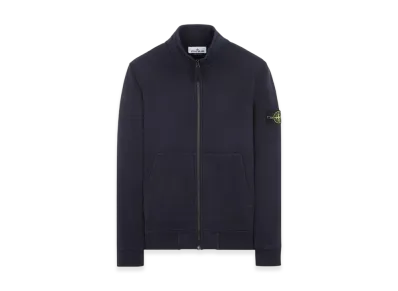 Stone Island 64351 Cotton Fleece Track Top - 23SS "Navy Blue"