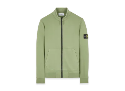Stone Island 64351 Cotton Fleece Track Top - 23SS "Sage Green"