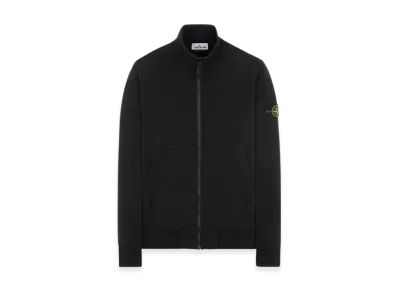 Stone Island 64351 Cotton Fleece Track Top - 22SS "Black"