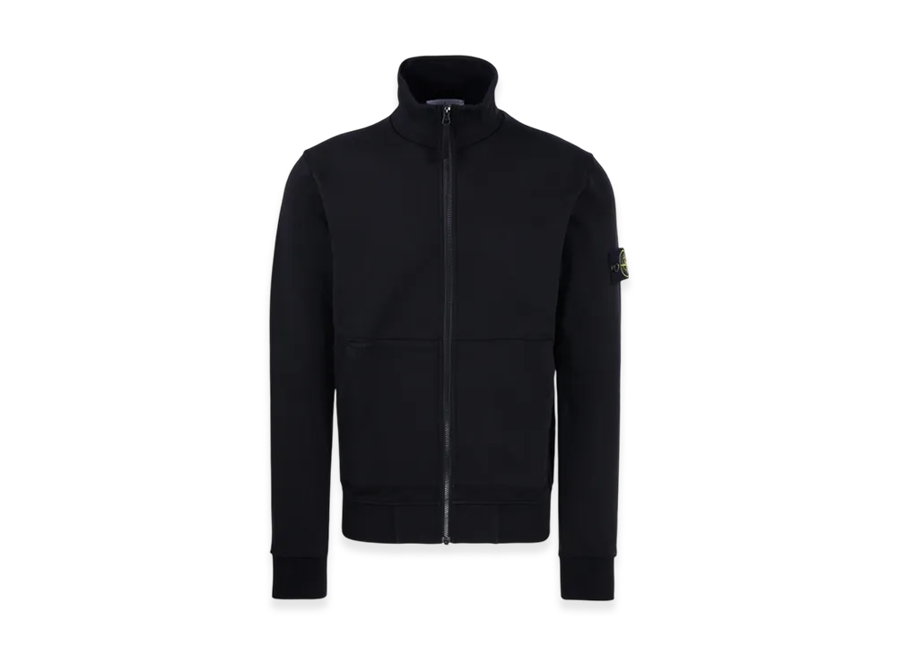 Stone Island 64351 Cotton Fleece Track Top - 23SS "Black"