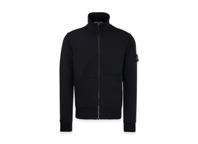 Stone Island 64351 Cotton Fleece Track Top - 23SS "Black"