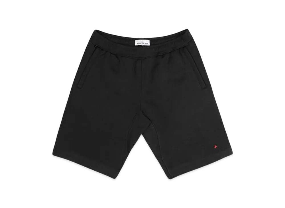 Stone Island 640X2 Marina Logo Shorts - 21SS "Black"