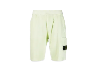 Stone Island 64060 Old Treatment Cargo Bermuda Shorts - 23SS "Light Green"