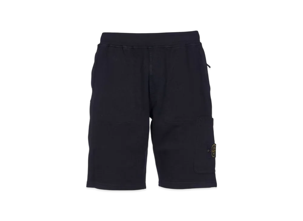 Stone Island 64060 Old Treatment Cargo Bermuda Shorts - 23SS "Black"
