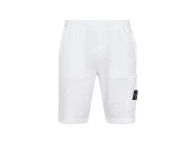 Stone Island 64060 Old Treatment Cargo Bermuda Shorts - 23SS "White"