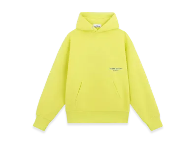 Stone Island 638X5 Cotton Fleece Stone Island Marina Oversized Fit Hooded Sweatshirt - 24FW "Yellow"