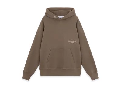 Stone Island 638X5 Marina Cotton Fleece Oversized Fit Hooded Sweatshirt - 24FW "Walnut Brown"