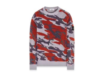 Stone Island 638E3 S.I. Heritage Camo Pile - 22FW "Lavander"