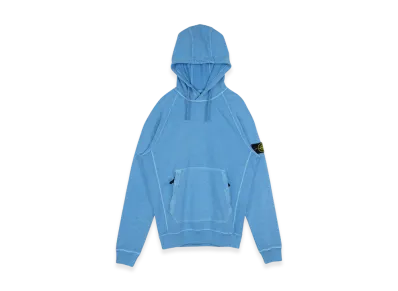 Stone Island 63860 Cotton Hooded Sweatshirt - 21SS "Turquoise"