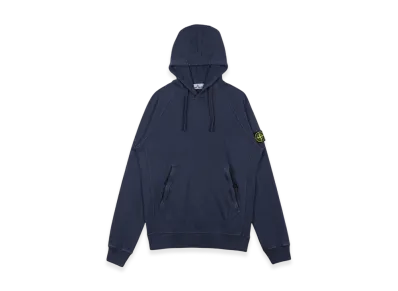 Stone Island 63860 Cotton Hooded Sweatshirt - 21SS "Avio Blue"