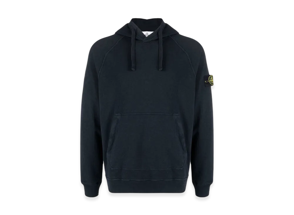 Stone Island 63860 Cotton Hooded Sweatshirt - 21SS "Black"