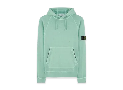 Stone Island 63860 Cotton Hooded Sweatshirt - 21SS "Aqua"