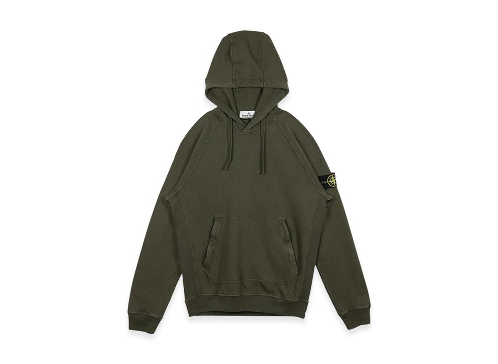 Stone Island 63860 Cotton Hooded Sweatshirt - 21SS "Olive Green"