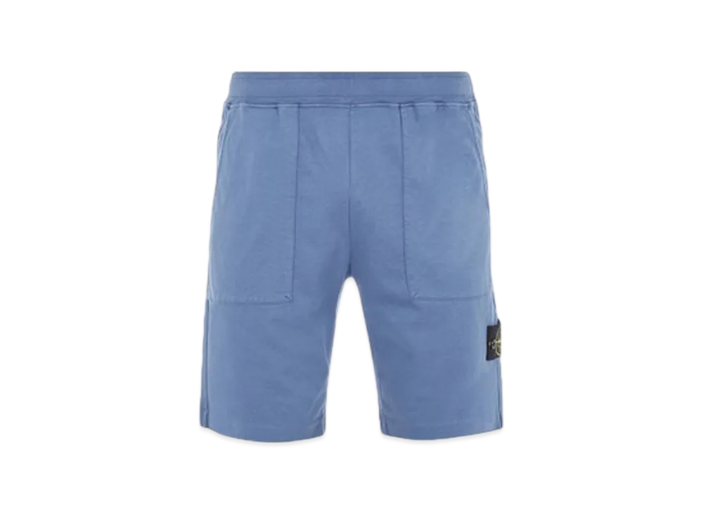 Stone Island 63850 Regular Fit Bermuda Shorts - 24SS "Avio Blue"