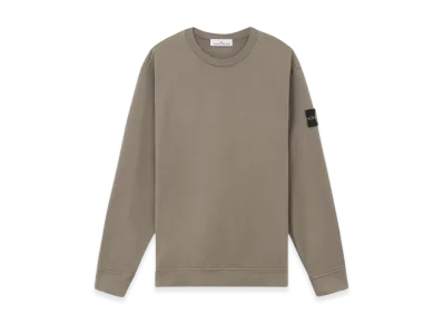 Stone Island 63750 Heavy Cotton Jersey Crewneck Sweater - 24FW "Walnut Brown"